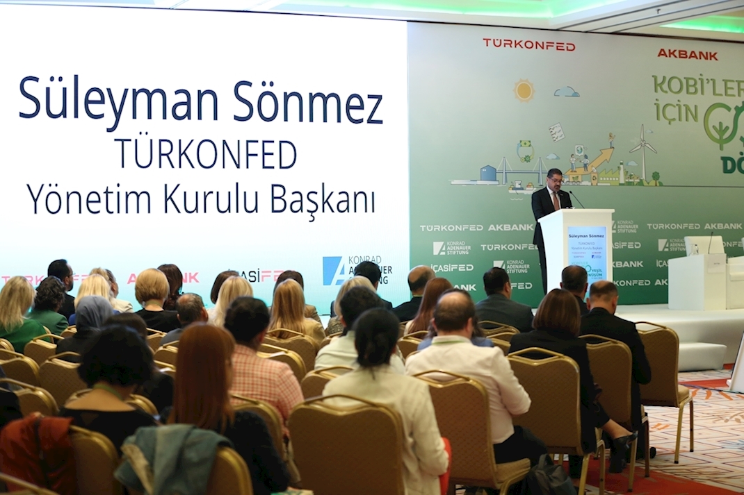 15 Eylül 2022 -TÜRKONFED Yönetim Kurulu Başkanı Süleyman Sönmez Yeşil Dönüşüm Zirvesi/ Ankara - Konuşma Metni