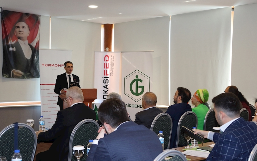 17 Mayıs 2023 - TÜRKONFED Yönetim Kurulu Bakan Yardımcısı Ramazan Kaya İş Dünyası için Yerel Kalkınma Projesi / Giresun Konuşma Metni