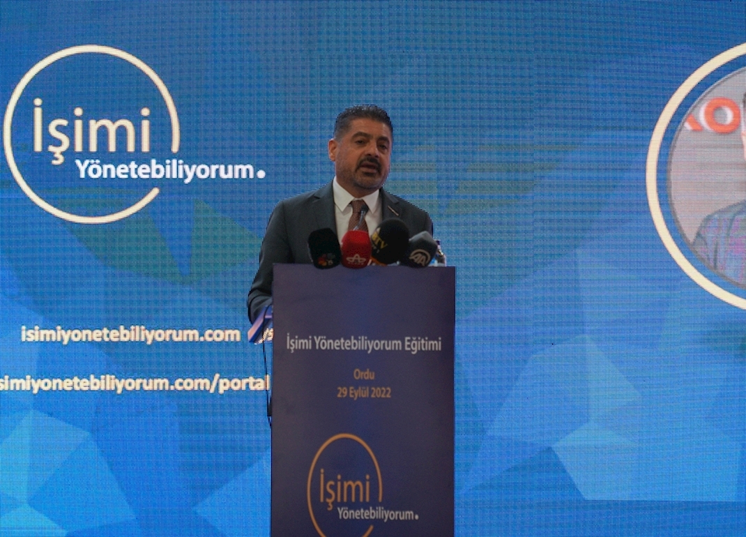 29 Eylül 2022 -TÜRKONFED Yönetim Kurulu Başkanı Süleyman Sönmez İşimi Yönetebiliyorum / Ordu - Konuşma Metni