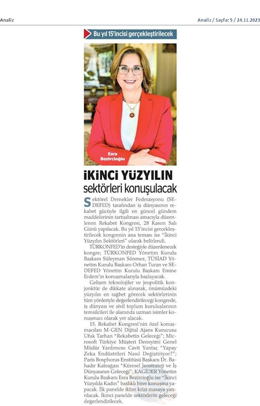 15 Rekabet Kongresi 28 Kasim 2023 Istanbul - 1