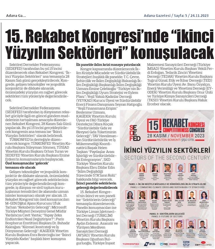 15 Rekabet Kongresi 28 Kasim 2023 Istanbul - 15
