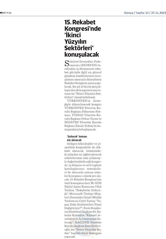 15 Rekabet Kongresi 28 Kasim 2023 Istanbul - 24