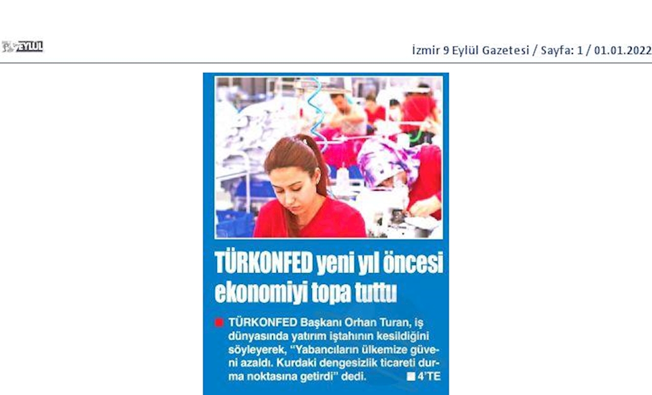 2021 Yil Sonu Ekonomi Değerlendirmesi 31 Aralik 2021 - 4