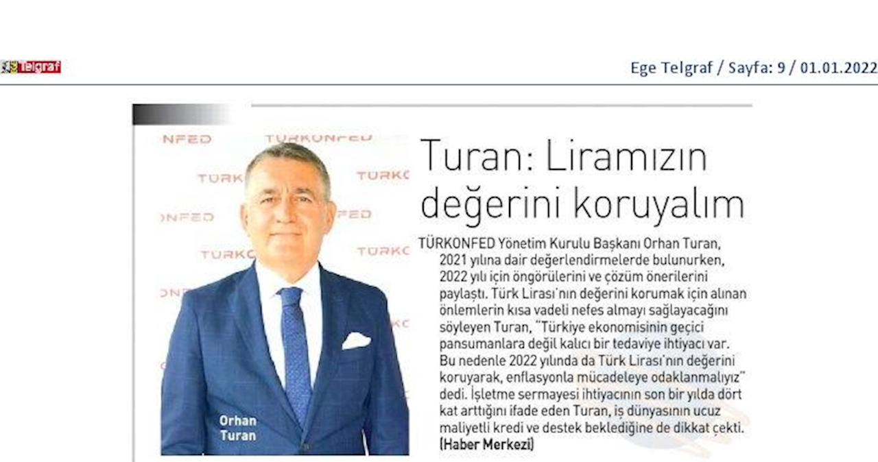 2021 Yil Sonu Ekonomi Değerlendirmesi 31 Aralik 2021 - 6