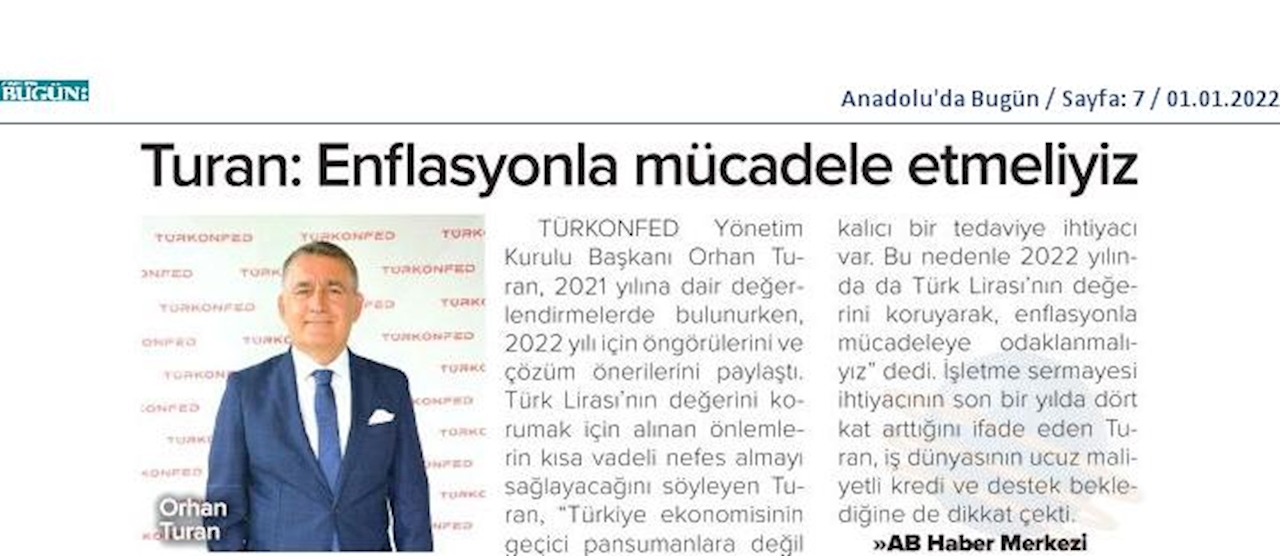 2021 Yil Sonu Ekonomi Değerlendirmesi 31 Aralik 2021 - 15