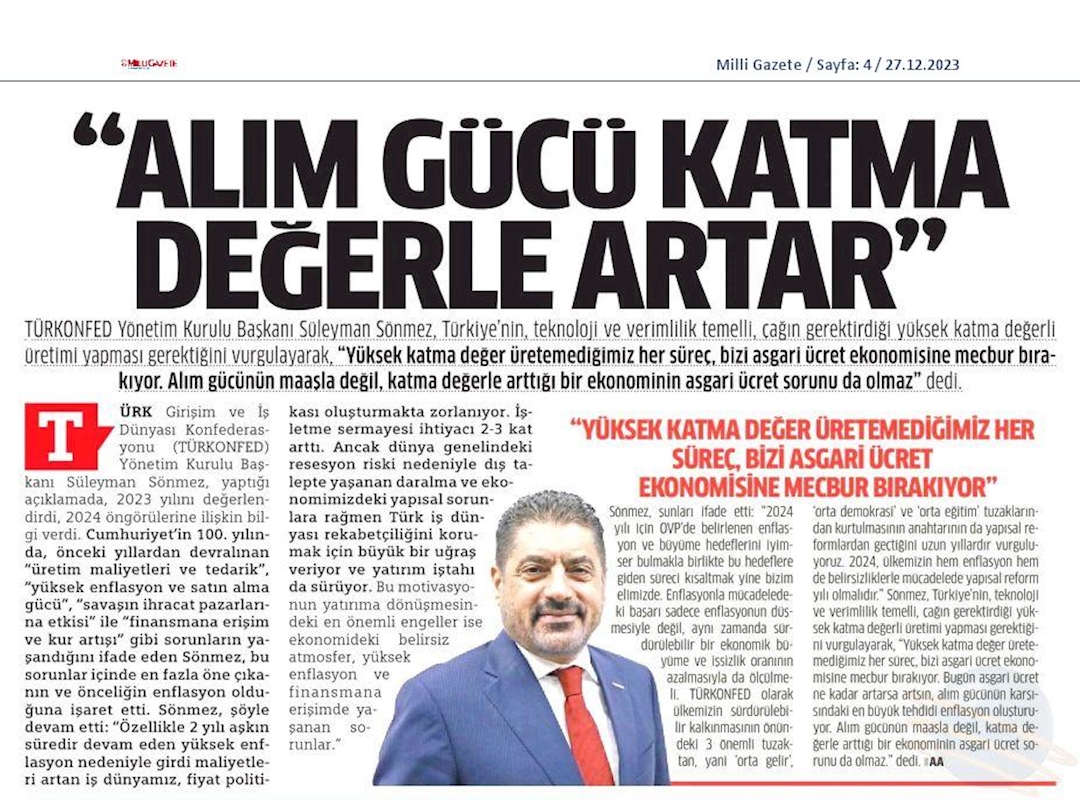2023 Yil Sonu Ekonomi Değerlendirmesi - 4