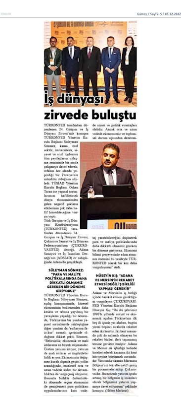 24 Girişim Ve Is Dunyasi Zirvesi 2 3 Aralik 2022 Adana - 14