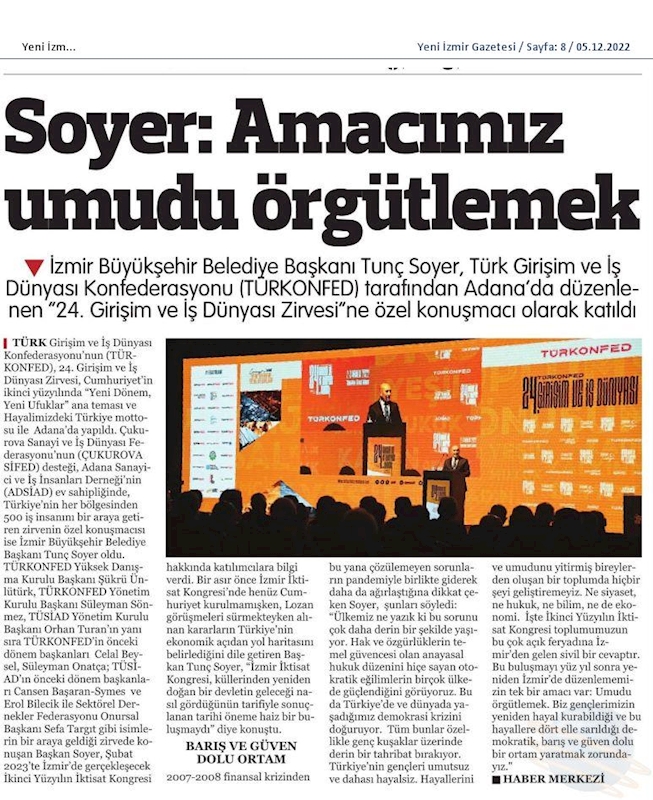 24 Girişim Ve Is Dunyasi Zirvesi 2 3 Aralik 2022 Adana - 19