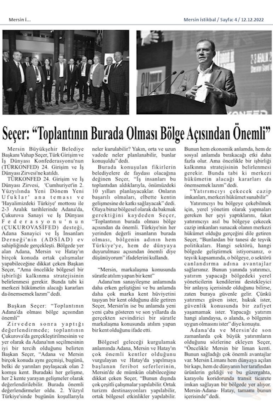 24 Girişim Ve Is Dunyasi Zirvesi 2 3 Aralik 2022 Adana - 38