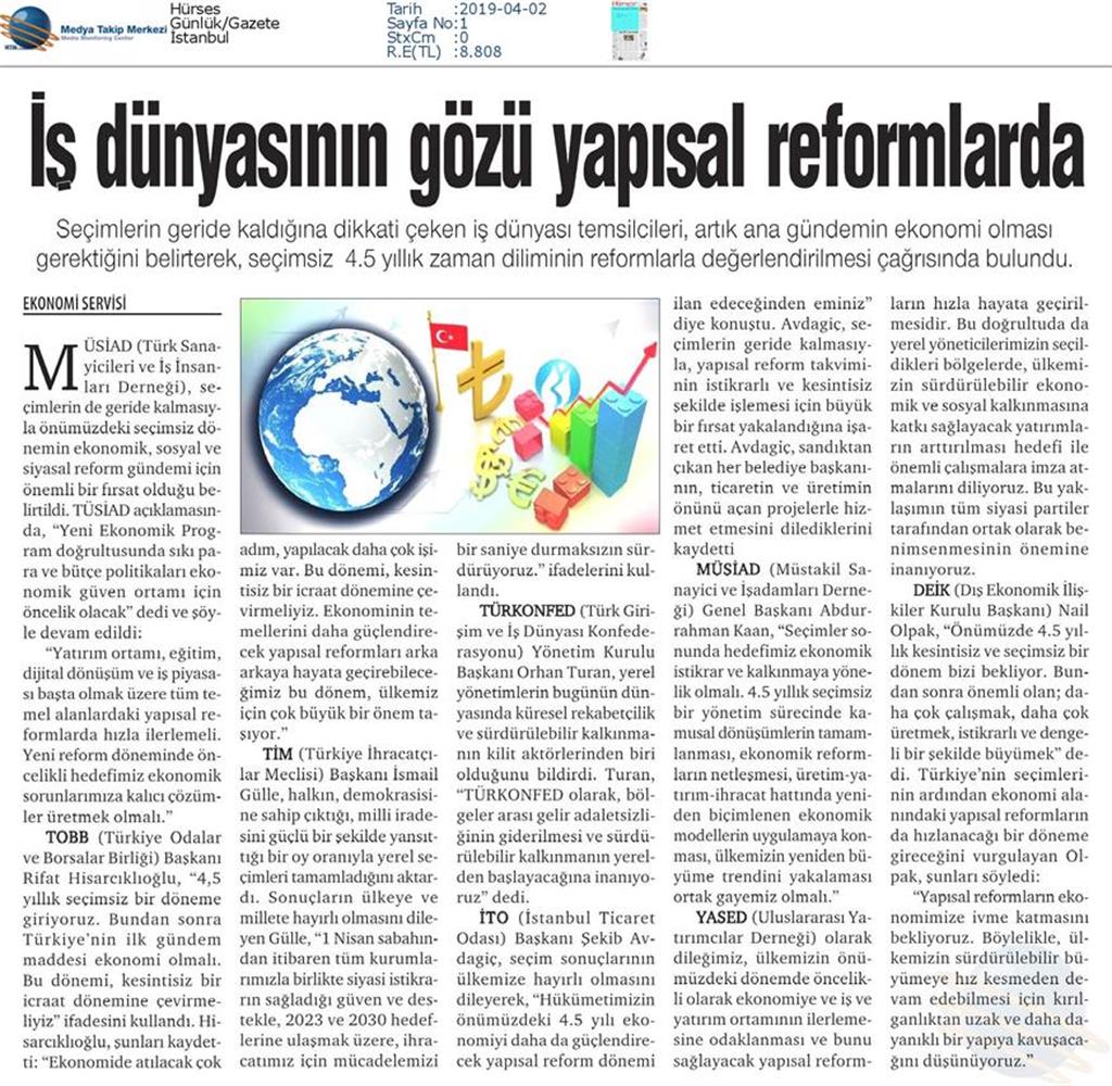 31 Mart Yerel Yönetim Basin Aciklamasi Medya Yansimalari 31 Mart 2019 - 9