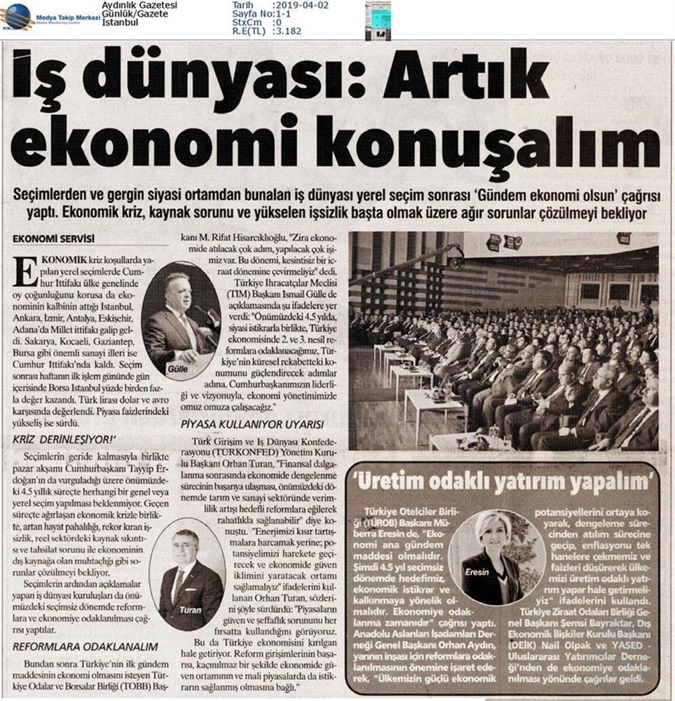 31 Mart Yerel Yönetim Basin Aciklamasi Medya Yansimalari 31 Mart 2019 - 11