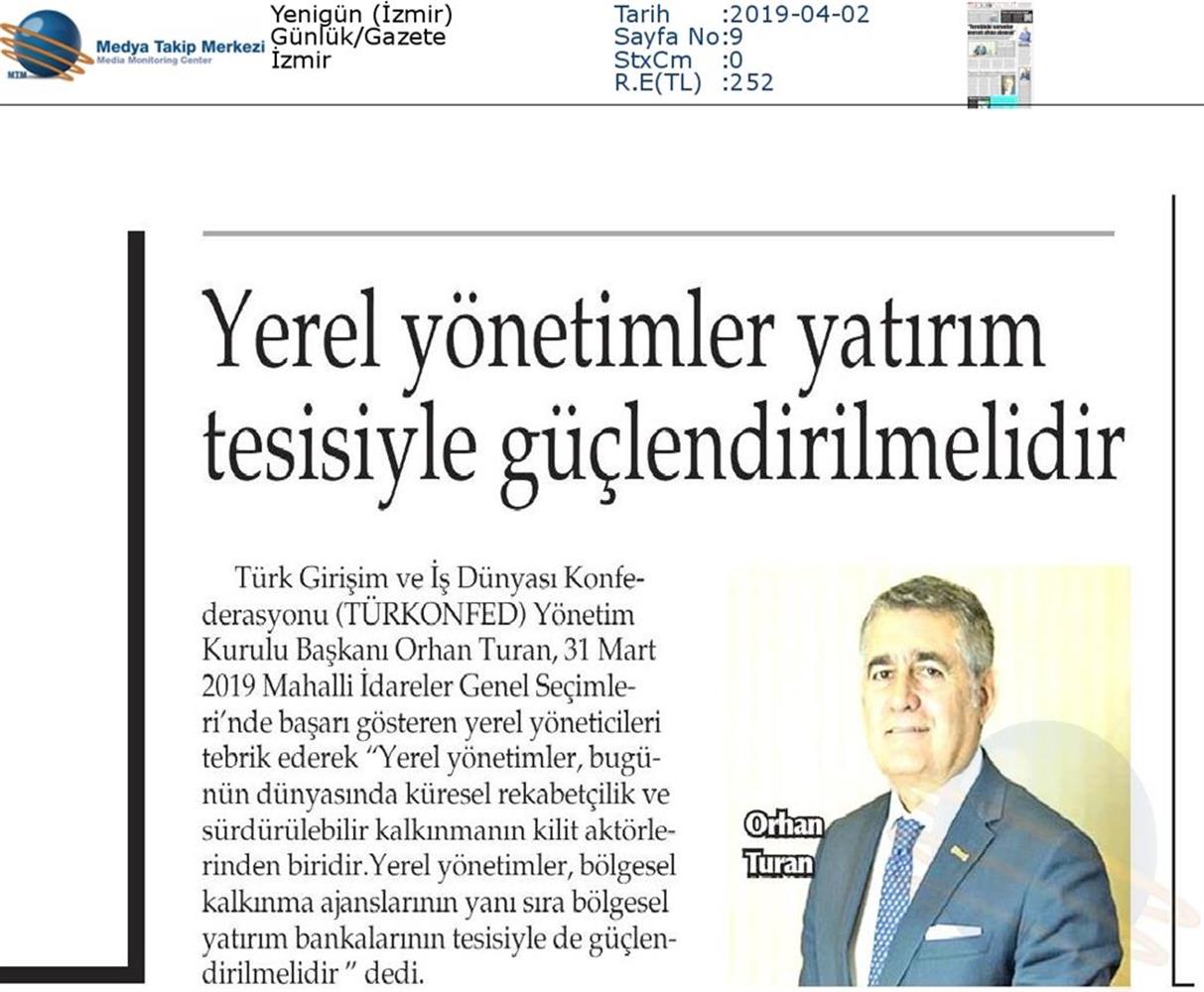 31 Mart Yerel Yönetim Basin Aciklamasi Medya Yansimalari 31 Mart 2019 - 25