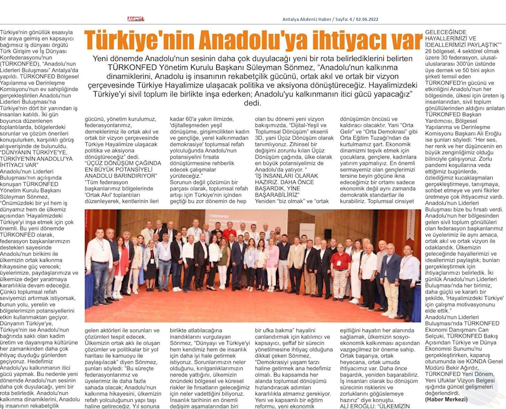 Anadolunun Liderleri Buluşmasi 27 29 Mayis 2022 Antalya - 10