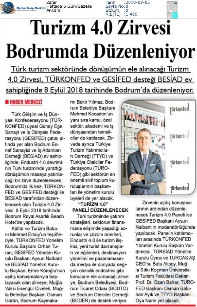 Bodrum Turizm 40 Zirvesi Didim Ekonomi Gala Yemegi Medya Yansimalari 8 Eylul 2018 - 27