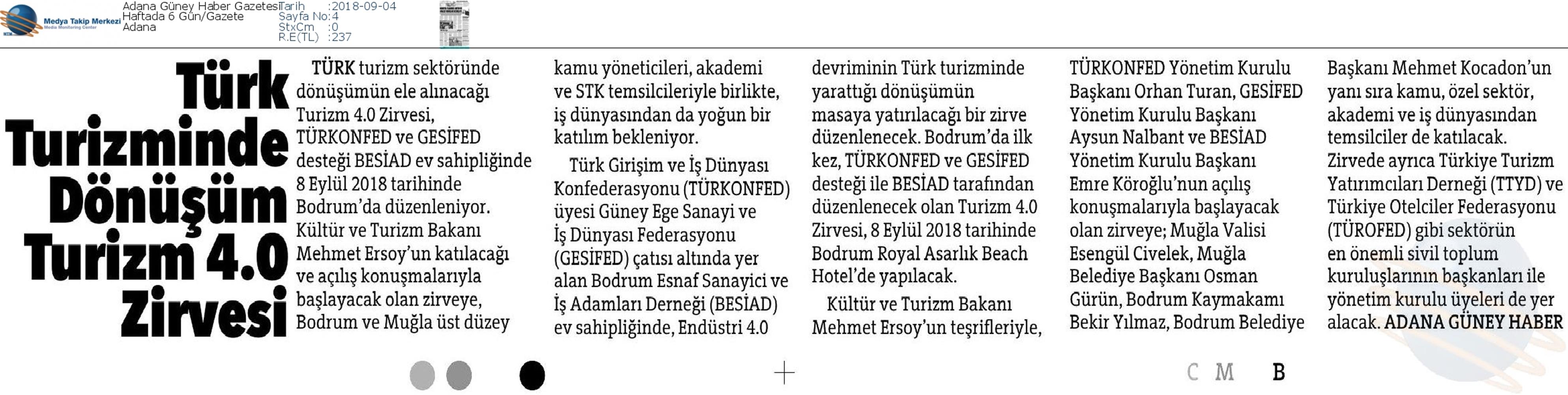 Bodrum Turizm 40 Zirvesi Didim Ekonomi Gala Yemegi Medya Yansimalari 8 Eylul 2018 - 30