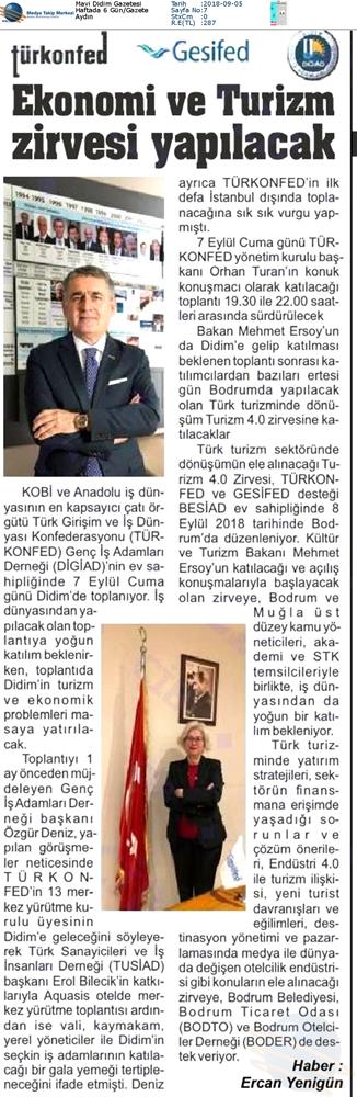 Bodrum Turizm 40 Zirvesi Didim Ekonomi Gala Yemegi Medya Yansimalari 8 Eylul 2018 - 43
