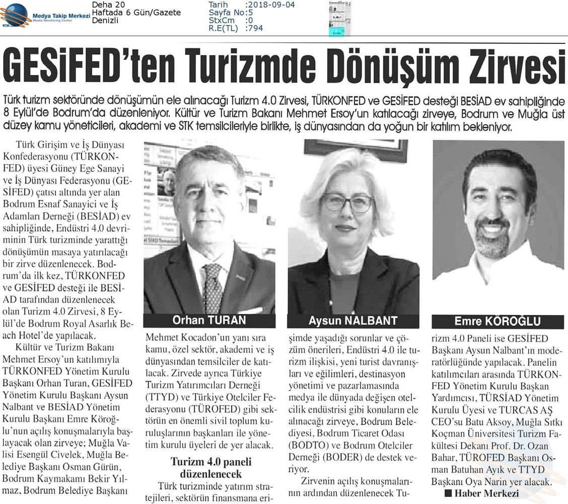 Bodrum Turizm 40 Zirvesi Didim Ekonomi Gala Yemegi Medya Yansimalari 8 Eylul 2018 - 44