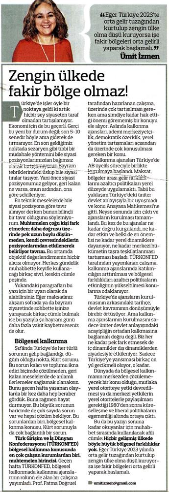 Bolgesel Esitsizlik Ve Bolgesel Kalkinma Stratejilerine Bakis - 1