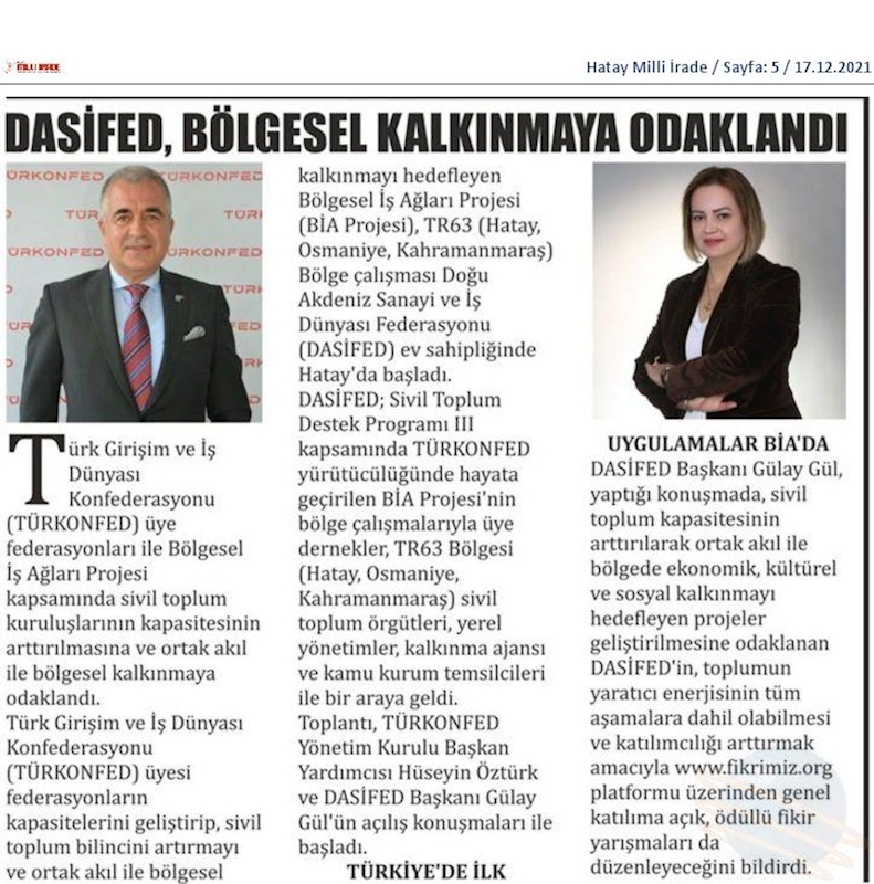 Bolgesel Is Aglari Projesi Hatay 16 Aralik 2021 - 8