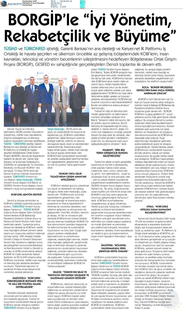 Borgip Denizli Toplantısı Medya Yansimalari 13 Nisan 2018 Denizli - 15