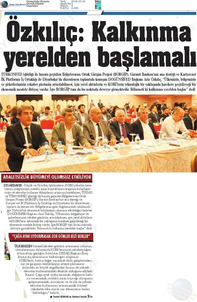 Borgip Diyarbakir Toplantısı Medya Yansimalari 23 Mart 2018 Diyarbakir - 4