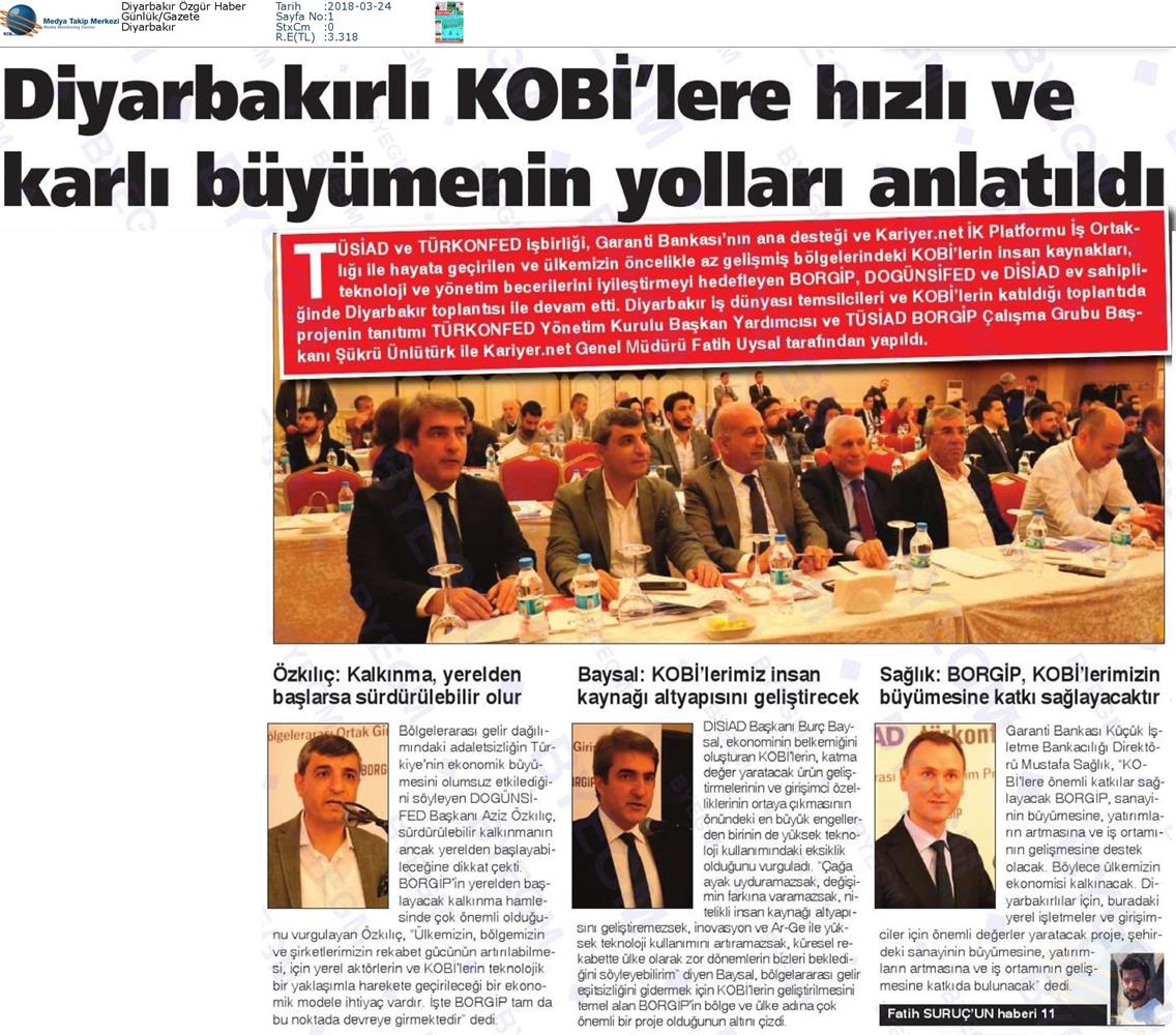 Borgip Diyarbakir Toplantısı Medya Yansimalari 23 Mart 2018 Diyarbakir - 7