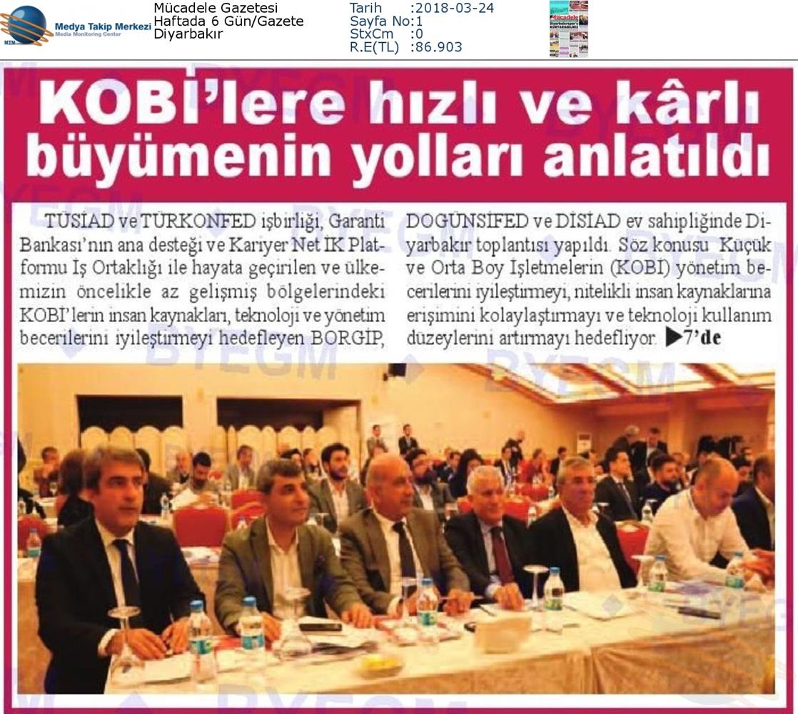 Borgip Diyarbakir Toplantısı Medya Yansimalari 23 Mart 2018 Diyarbakir - 15