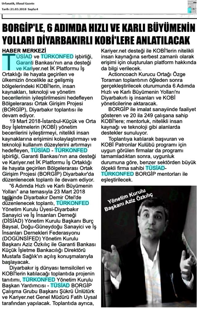 Borgip Diyarbakir Toplantısı Medya Yansimalari 23 Mart 2018 Diyarbakir - 17