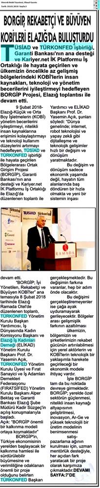 Borgip Elazig Toplantısı Medya Yansimalari 8 Subat 2018 Elazig - 10