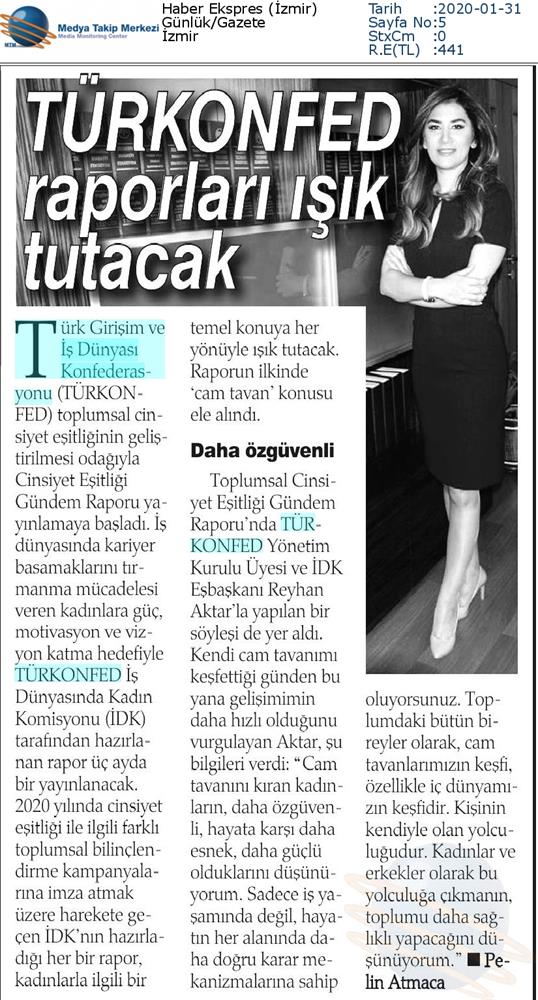 Cinsiyet Esitligi Gundem Raporu Cam Tavan Medya Yansimalari 30 Ocak 2020 - 8