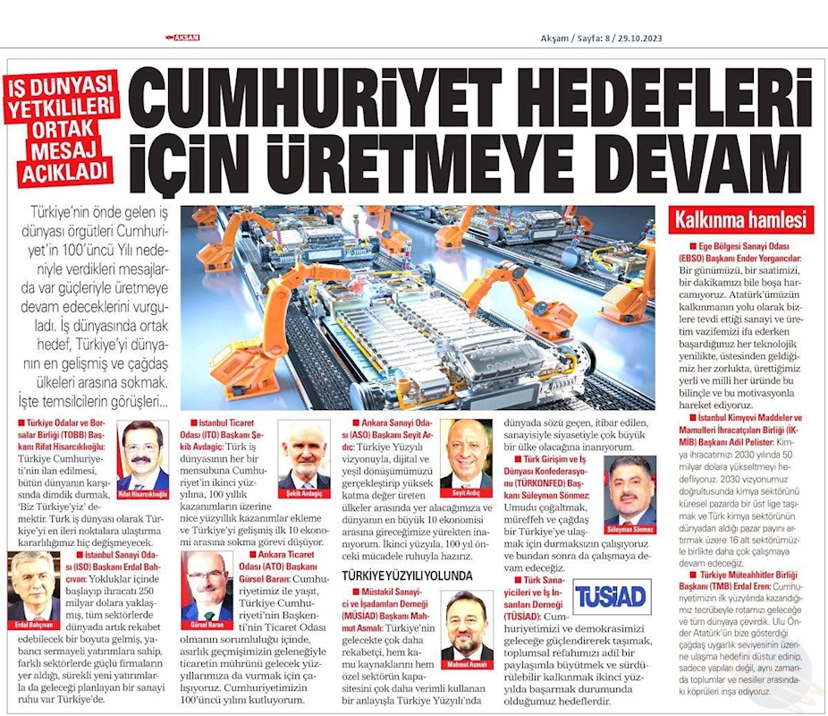 Cumhuriyetin 100yili - 8