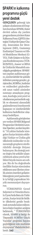 Dayanikli KOBİ'ler Guclu Yarinlar Projesi Basin Yansimalari 14 Subat 2021 - 16