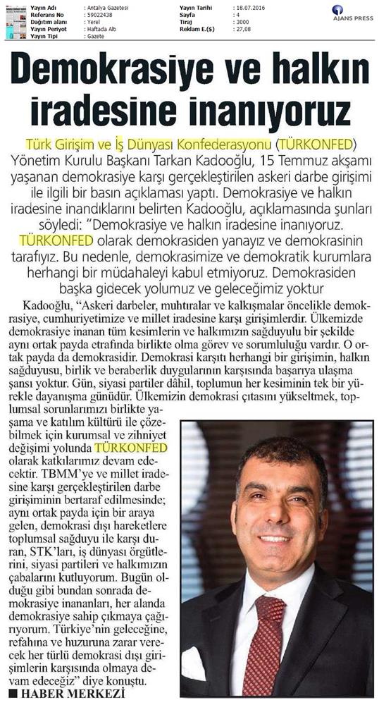 Demokrasi Basin Aciklamasi Ve Medya Yansimalari 6 Temmuz 2016 - 13