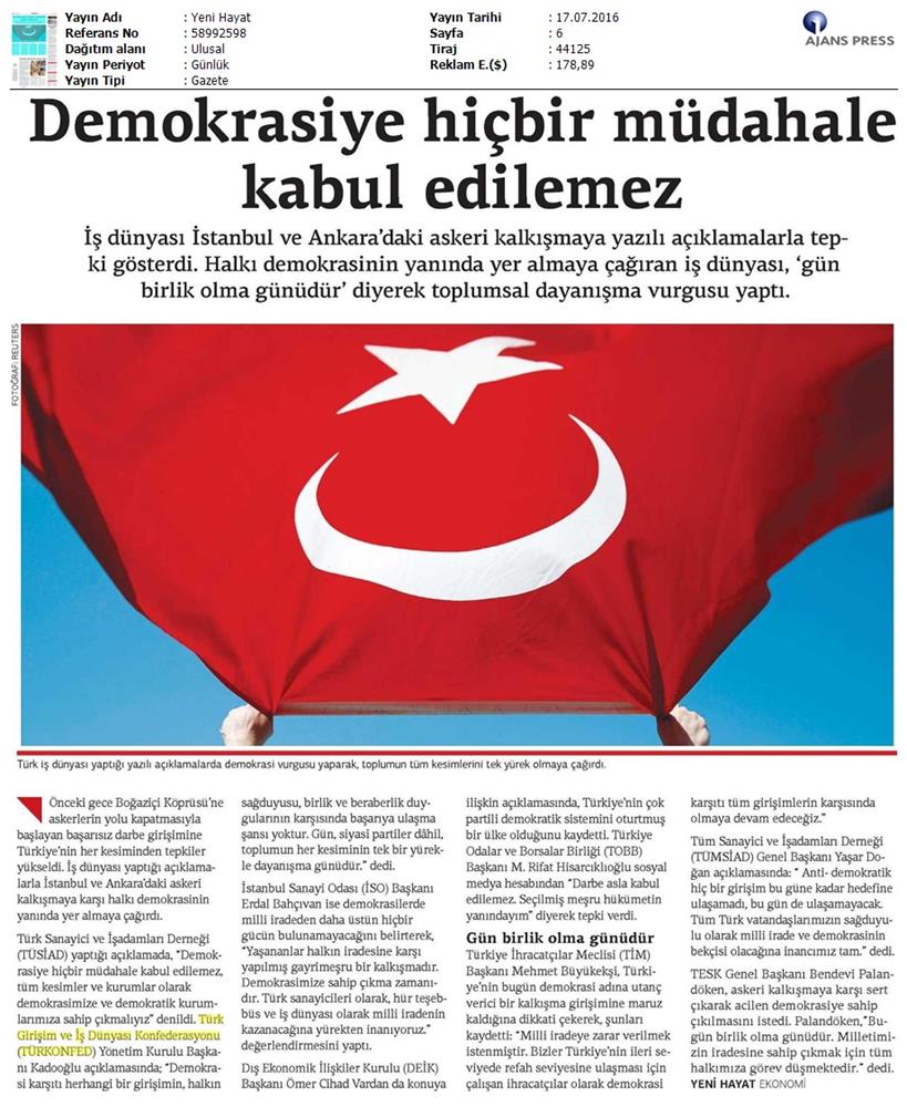 Demokrasi Basin Aciklamasi Ve Medya Yansimalari 6 Temmuz 2016 - 16