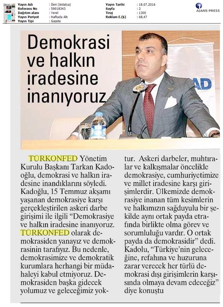 Demokrasi Basin Aciklamasi Ve Medya Yansimalari 6 Temmuz 2016 - 21