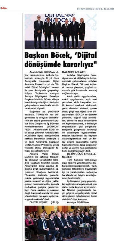 Dijital Anadolu 11 Ekim 2023 Antalya - 13