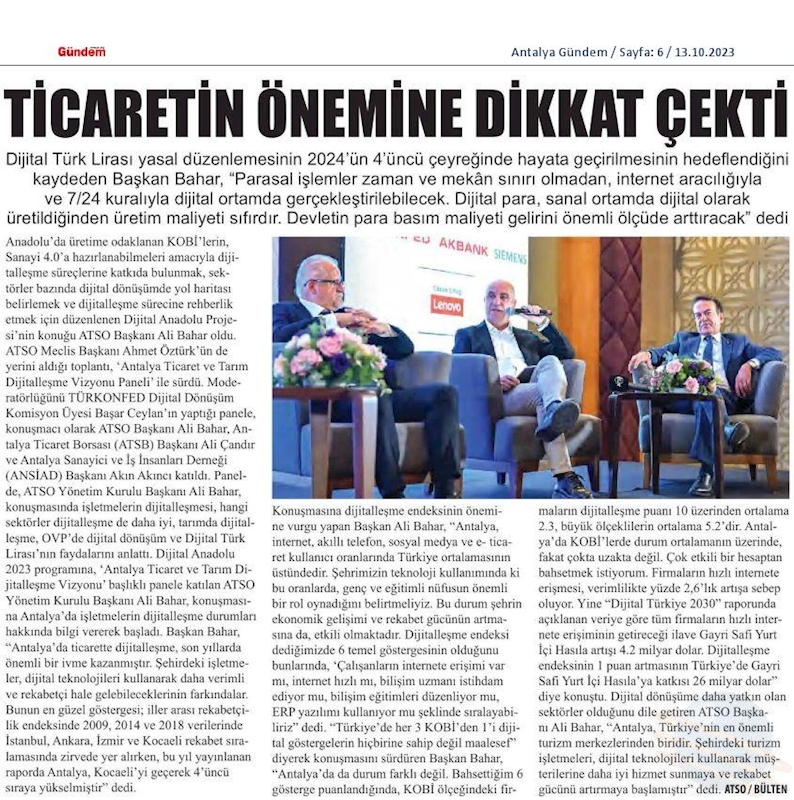 Dijital Anadolu 11 Ekim 2023 Antalya - 22