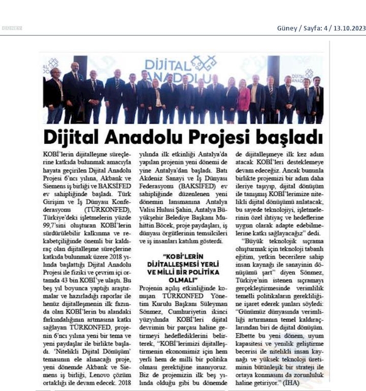 Dijital Anadolu 11 Ekim 2023 Antalya - 23