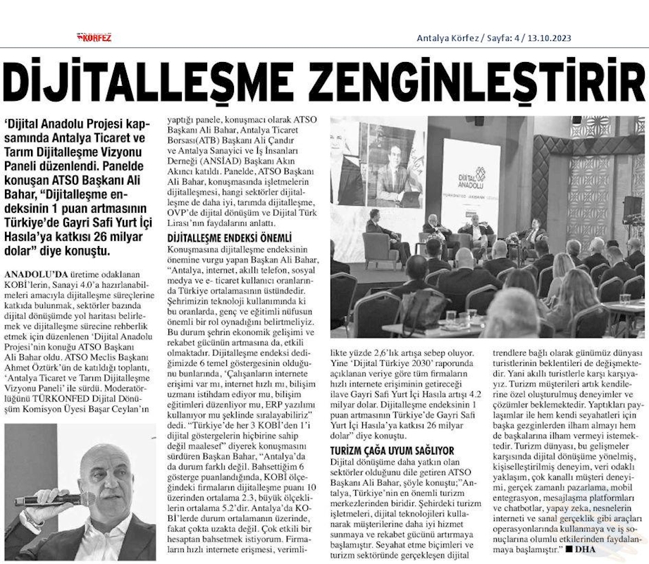 Dijital Anadolu 11 Ekim 2023 Antalya - 30