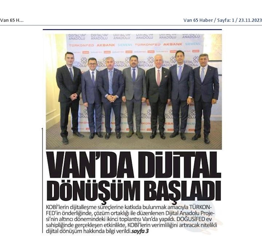 Dijital Anadolu 22 Kasim 2023 Van - 3