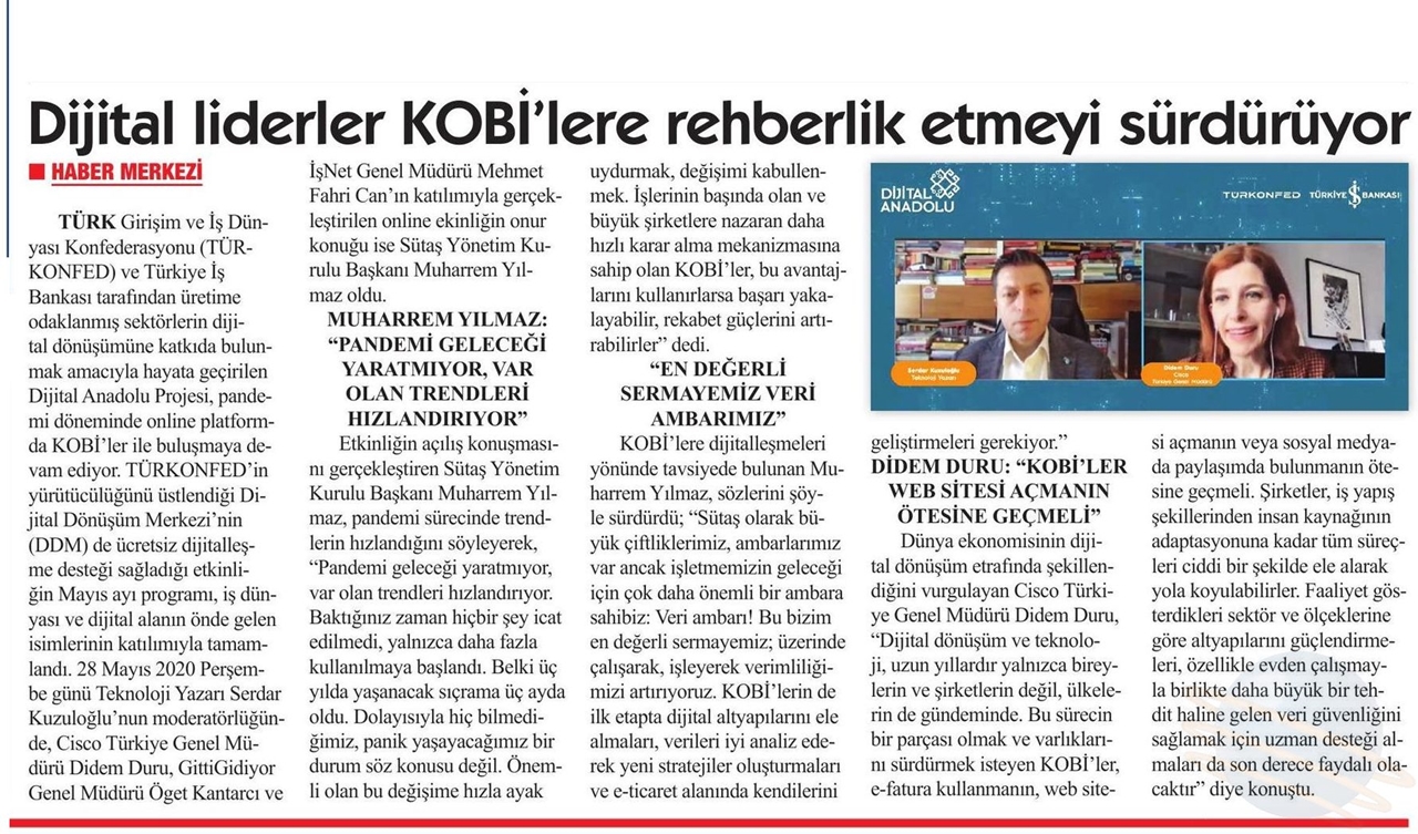 Dijital Anadolu Canli Yayinlari Basin Yansimalari 2020 - 3
