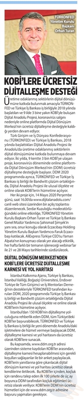 Dijital Anadolu Canli Yayinlari Basin Yansimalari 2020 - 12