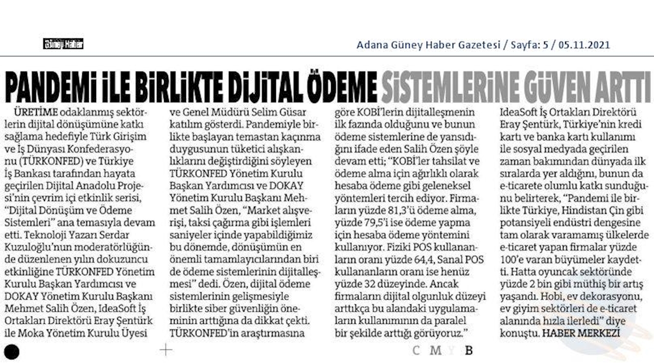 Dijital Anadolu Canli Yayinlari Basin Yansimalari 2021 - 3