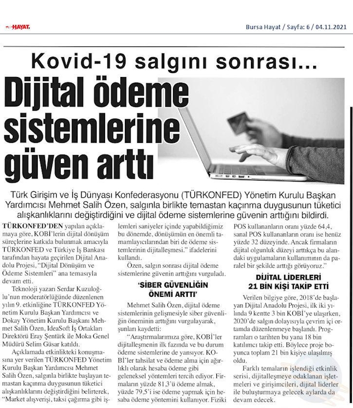 Dijital Anadolu Canli Yayinlari Basin Yansimalari 2021 - 19