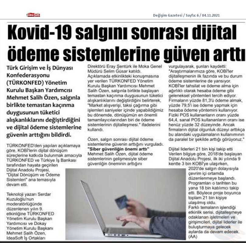 Dijital Anadolu Canli Yayinlari Basin Yansimalari 2021 - 37