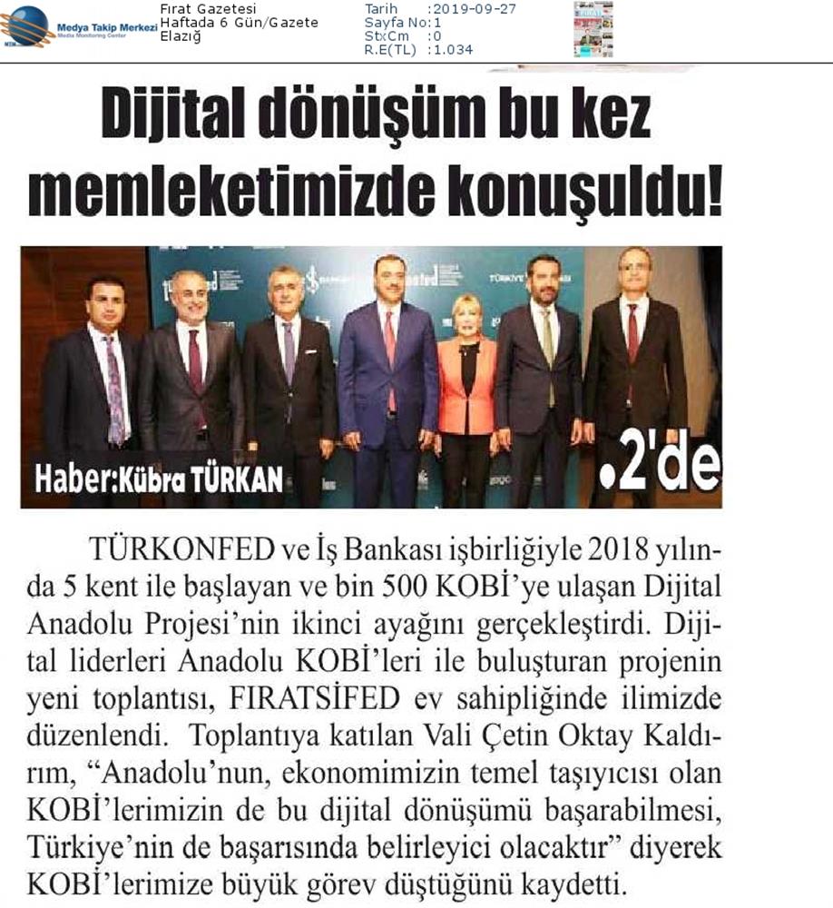 Dijital Anadolu Medya Yansimalari 27 Eylul 2019 Elazig - 3