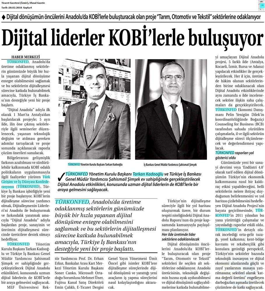 Dijital Anadolu Medya Yansimalari 19 Subat 2018 - 11