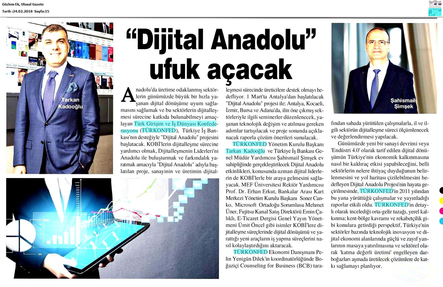 Dijital Anadolu Medya Yansimalari 19 Subat 2018 - 16