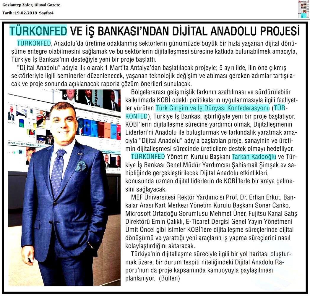 Dijital Anadolu Medya Yansimalari 19 Subat 2018 - 37