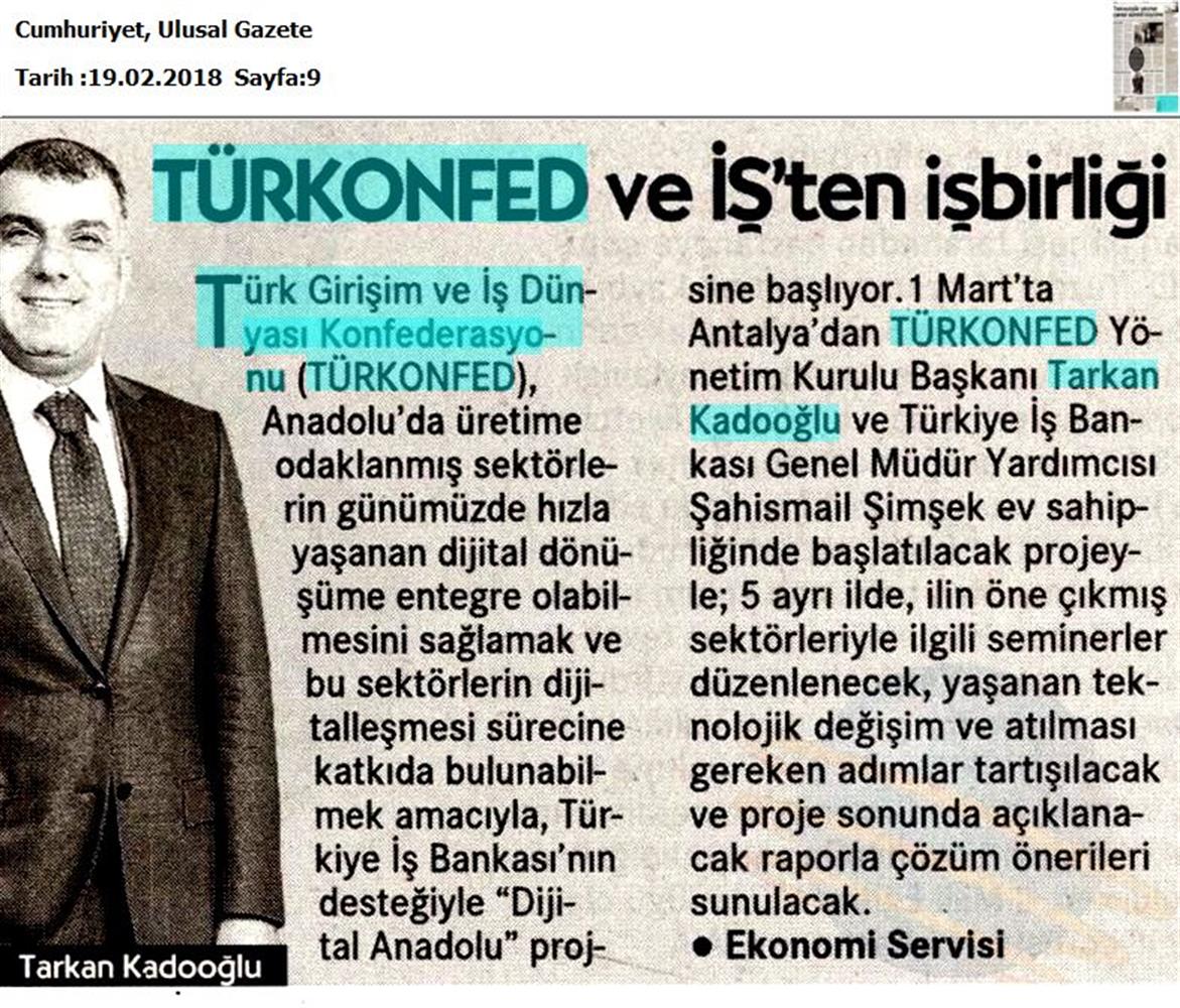 Dijital Anadolu Medya Yansimalari 19 Subat 2018 - 39